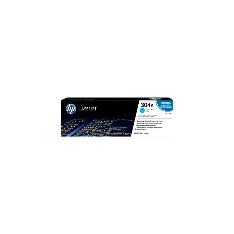 Toner originale Hp CC531A, 304A - Cyan